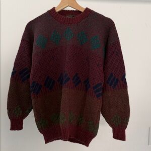 100% Alpaca Wool Men's Sweater. Grandpacore, Luxury, Academia